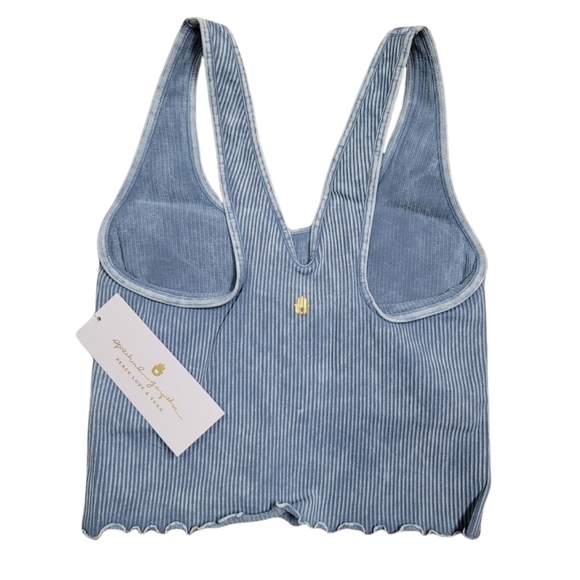 Spiritual Gangster Amor Crop Tank In Mhg - Picture 5 of 6